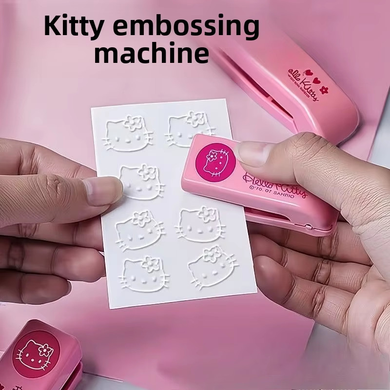Sanrio Hello Kitty Embosser – Metal Stamping Press Tool for Scrapbooking, Cute S
