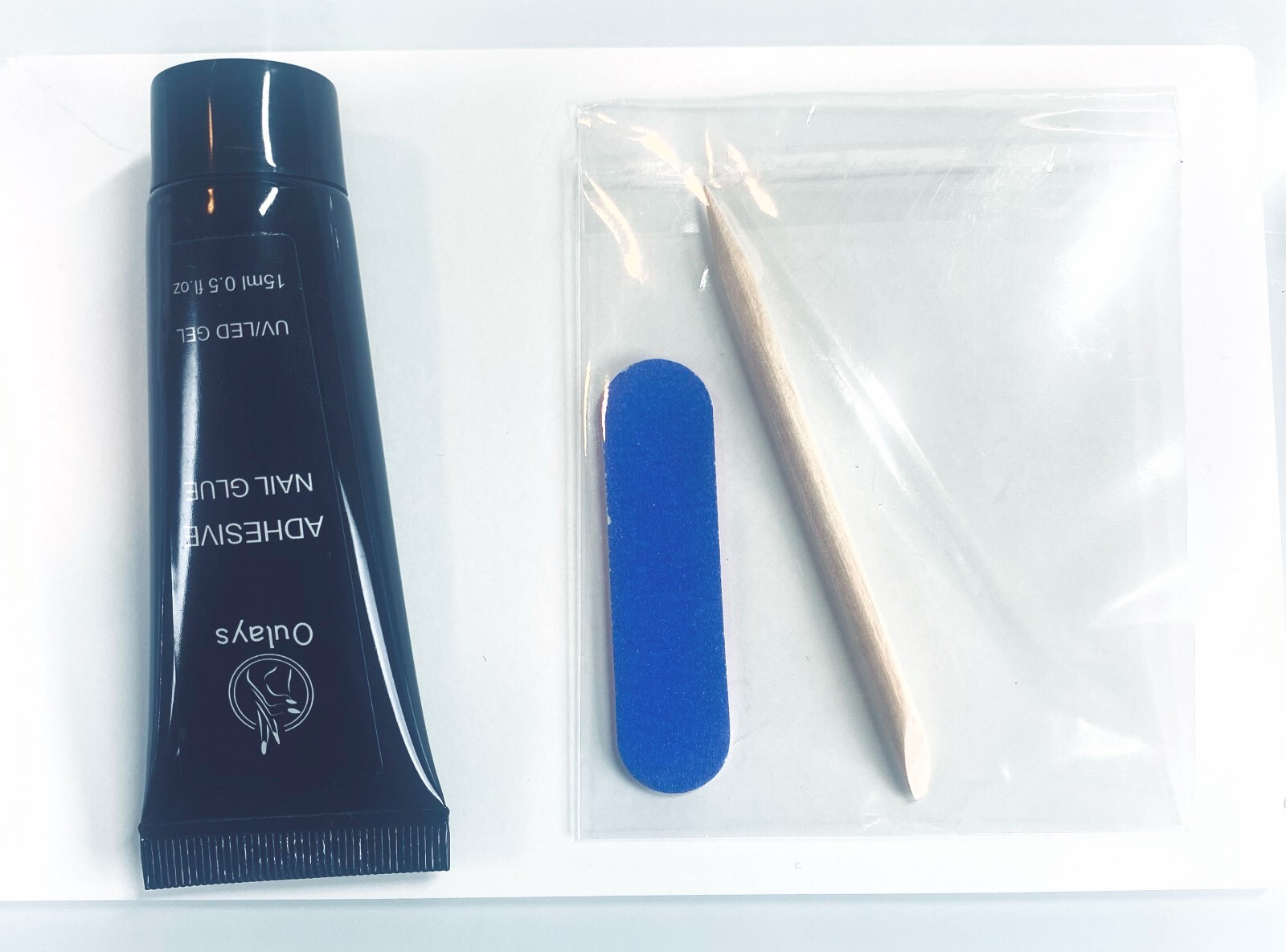 PRESS-ON NAILS – SQUARE SHINNY LACE – BASE – MADE BY HAND HQ
