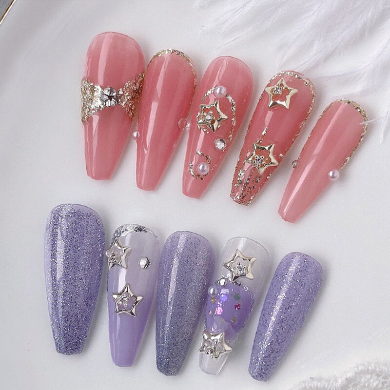 2pcs DIY Heart Butterfly Nail Art Decor Zircon Jewelry 3D Nail Art Rhinestones ⇓
