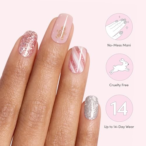 UV-Free Gloss Nail Strips – Long From Scratch – Chip Resistant