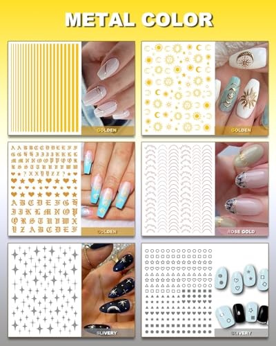 36 Sheets All Holiday Nail Art Stickers, Mixed Season 36 Sheets, All Holiday