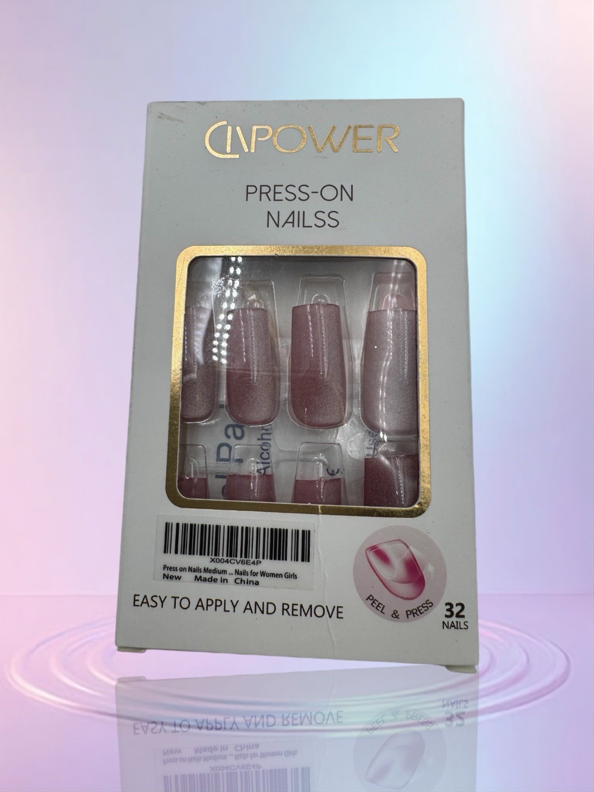 4 Paks Of CNPOWER 1 Pak Nail And 1 Pak Of FAKE NAILS