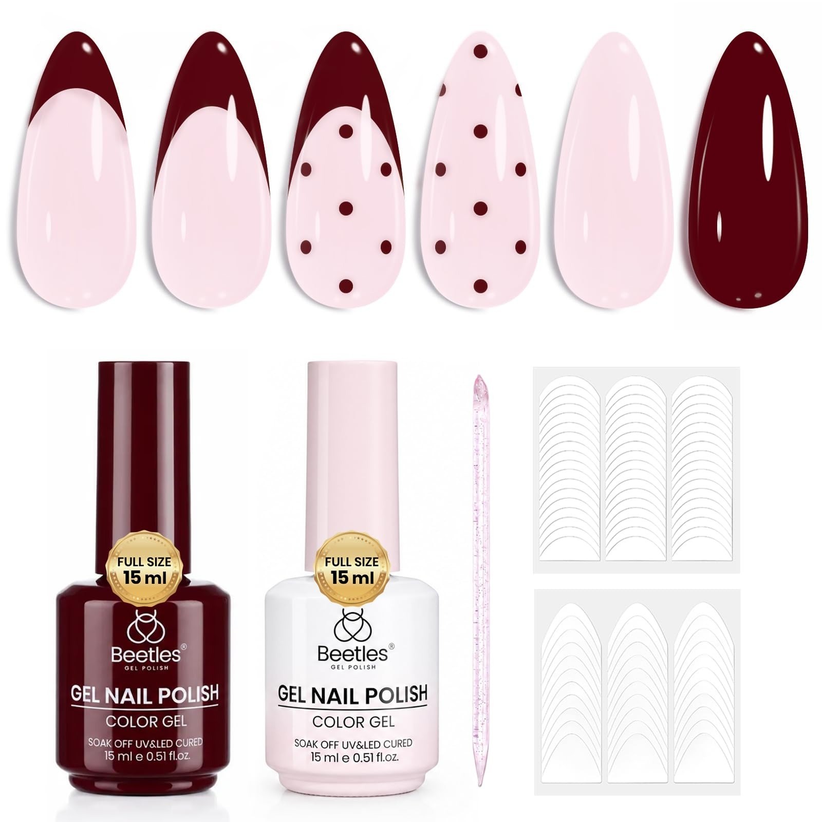 Beetles Cat Eye Magnet 3 in 1 Nail Art Tool for Gel Polish