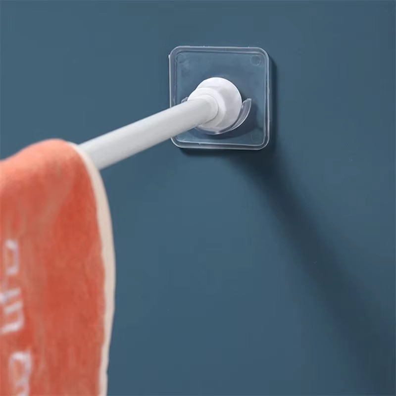 2/6/8Pcs Punch-Free Household Telescopic Pole Support Sticker Nail-Free Adjustab