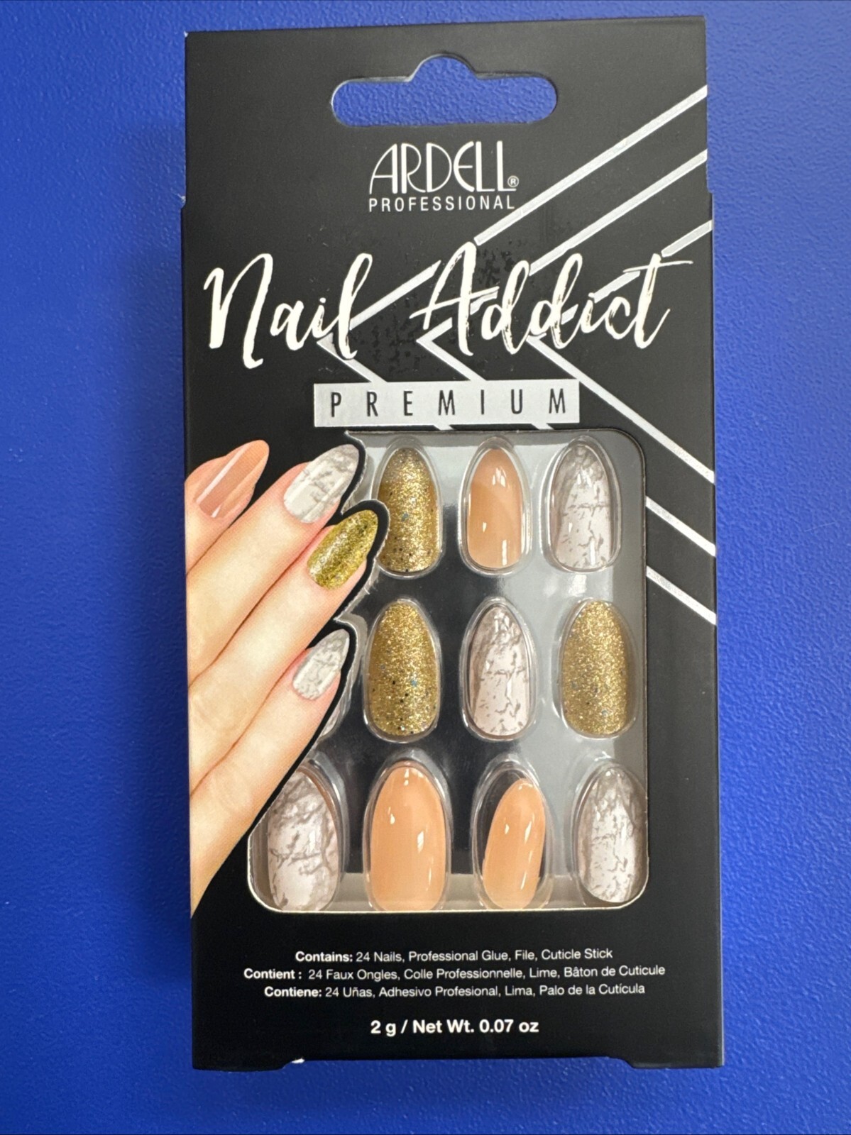 Ardell Professional Nail Addict PREMIUM, 24 Nails – CHOOSE SHADE!