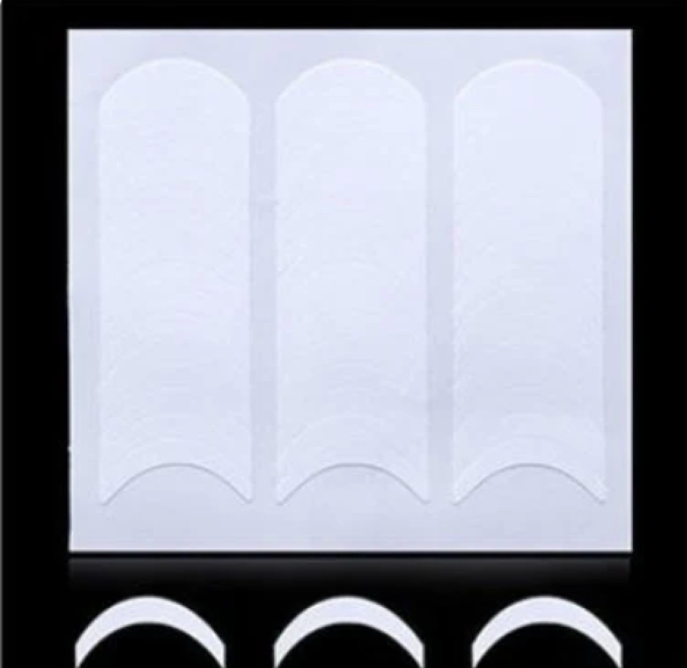 2- 50 Sheets French Tip Guides Sticker Manicure Stripe Edge Nail Art Decor DIY,