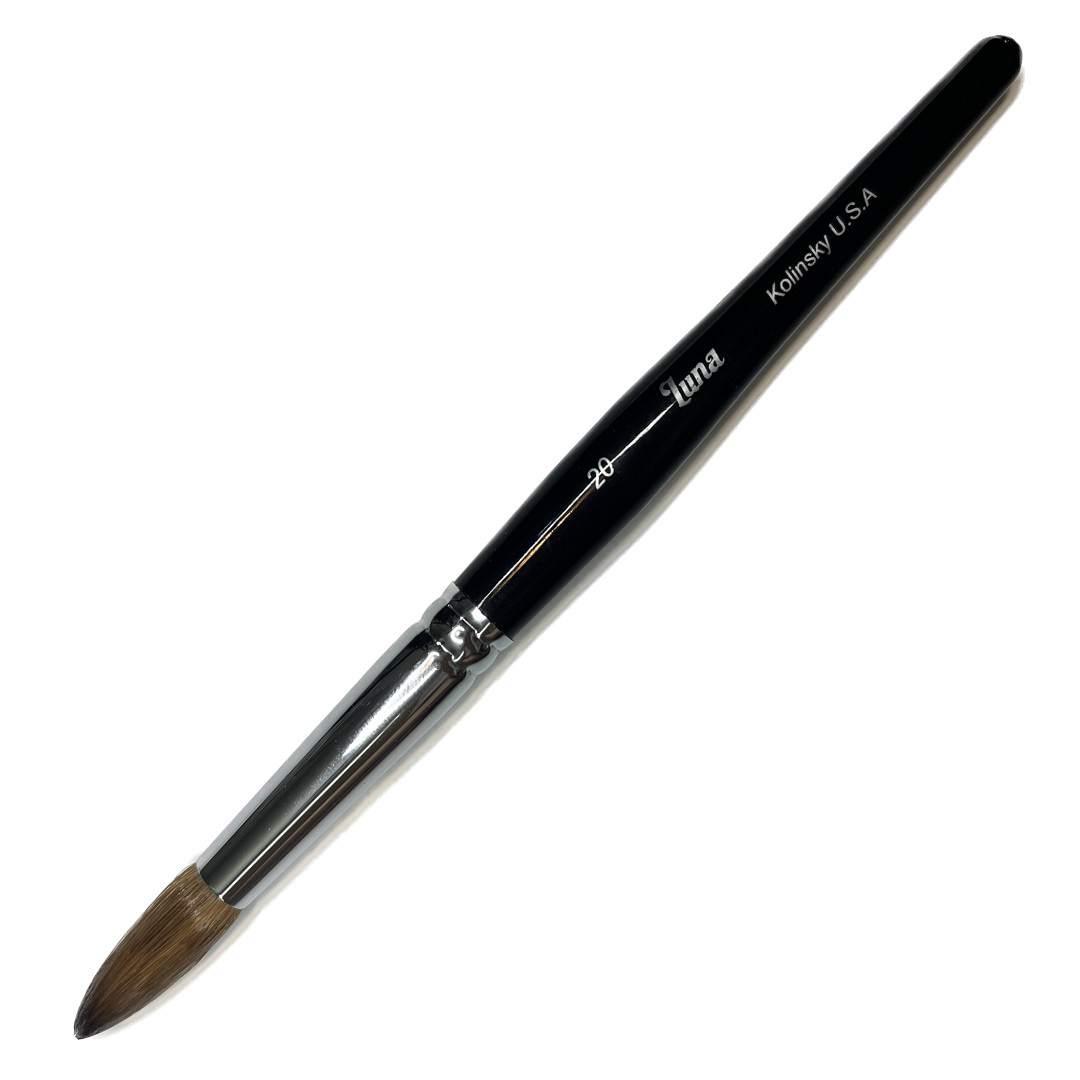 Luna Pure Kolinsky Acrylic Nail Brush For Manicure Powder – SHIP FROM US
