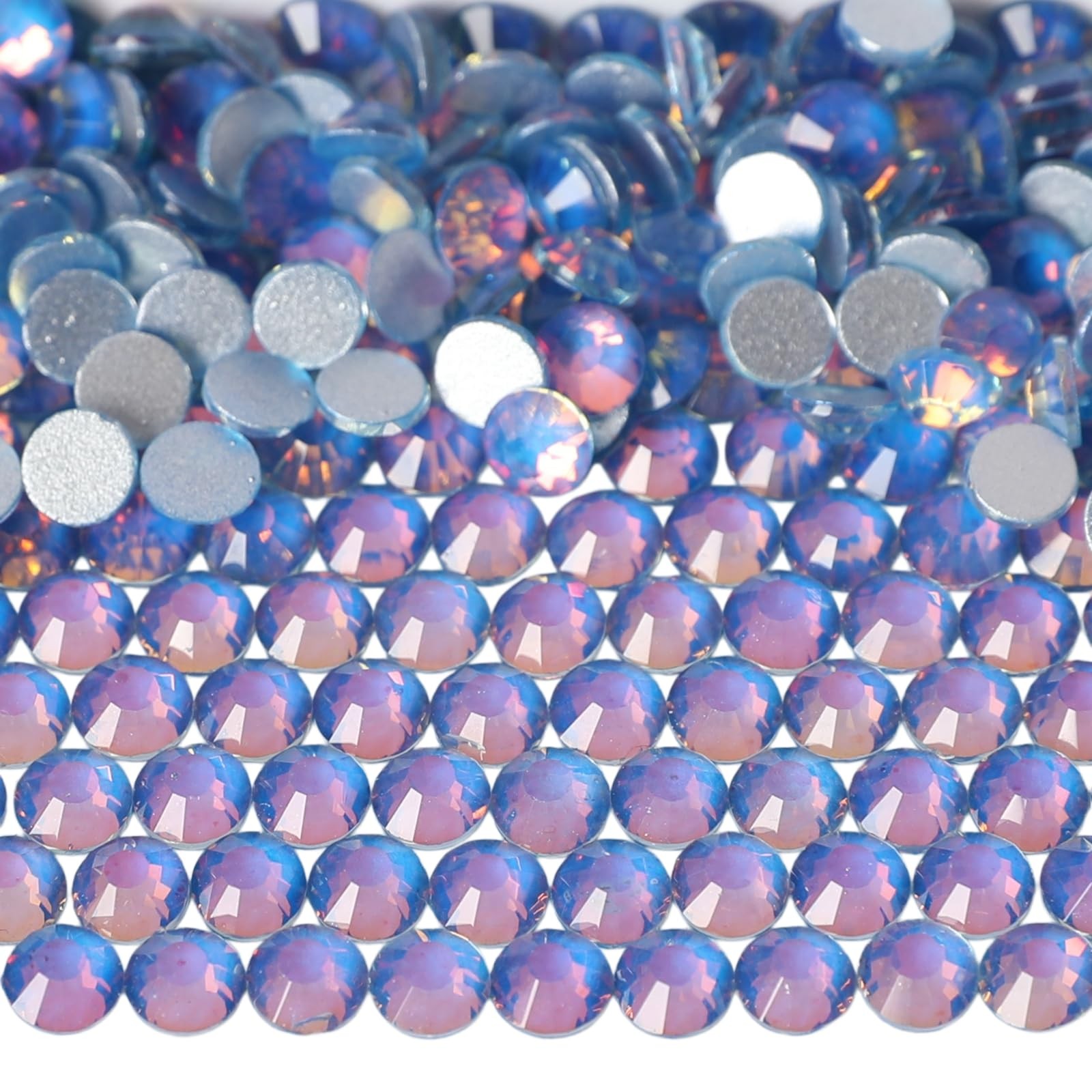 Diamonland Flatback Glass Crystal Rhinestones Rounds Gems for Bedazzling Nail…
