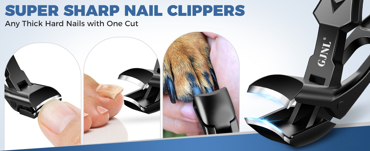 Toenail Clippers for Seniors Thick Toenails, 2026 Upgrade Angled Nail Clipper