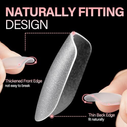 Nail Tips 450PCS Full cover Clear Nail Tips Matte No Need Extra Short Square