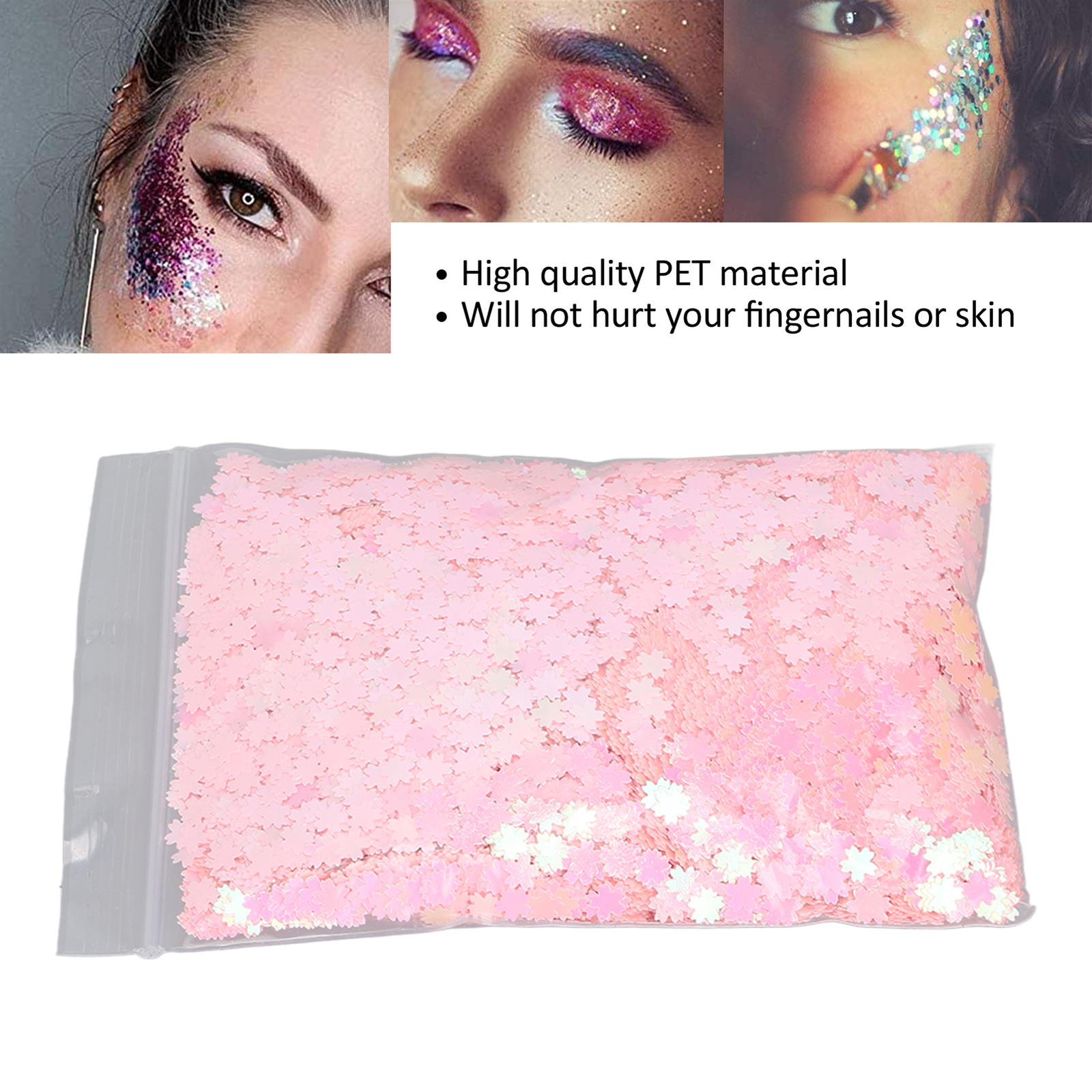 50g Sparkling Nail Flakes Beautiful Sheen For Nail DIY Enthusiasts