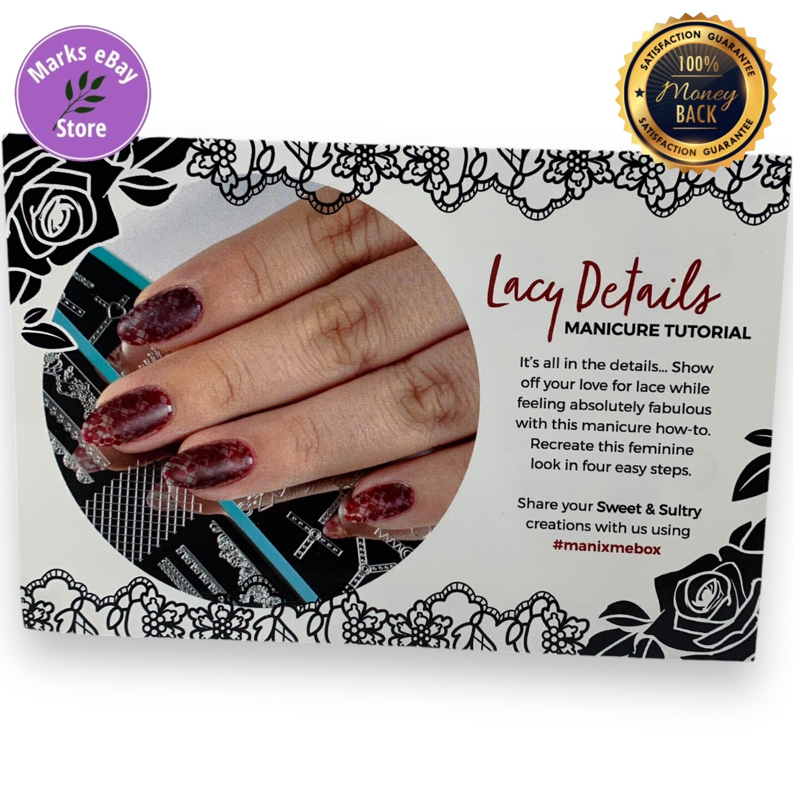 Maniology 2021 Sweet & Sultry Lace S&M Mani x Me Express Kit Complete New