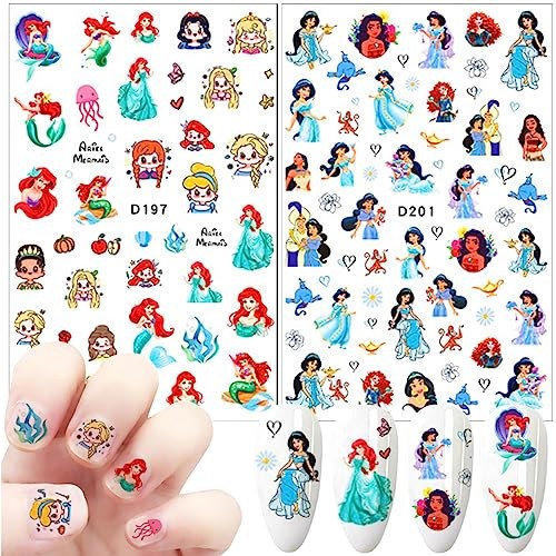 Cute Cartoon Nail Art Stickers Cartoon 3D Self Adhesive Nail Art Supplies