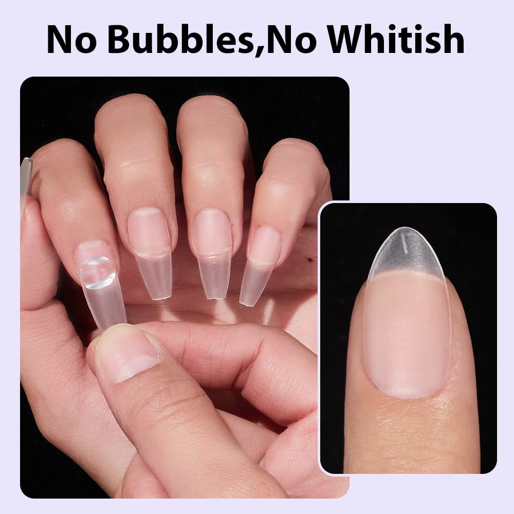 Solid Nail Gel – 15g Gel Nail for Acrylic Nails, Upgrade 3 in 1 Nail Gel for …