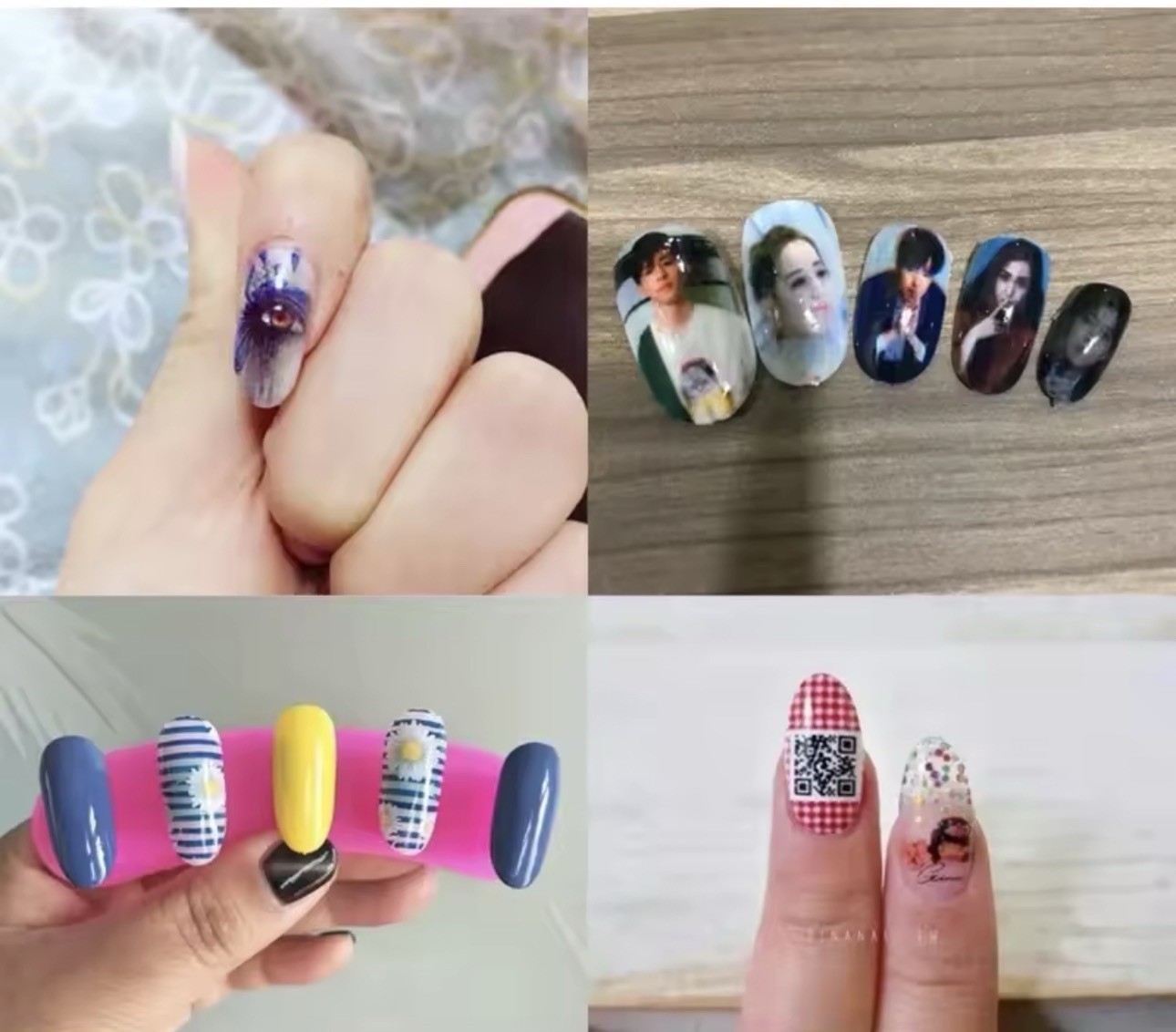 New Touch Screen 3d Digital Nail Printer Desktop Smart Art Machine APP Salon