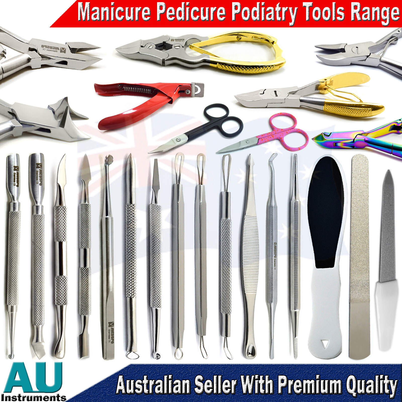 Blackhead Remover Acne Blemish Nail Art Cuticle Scissor Podiatry Cutters Beauty