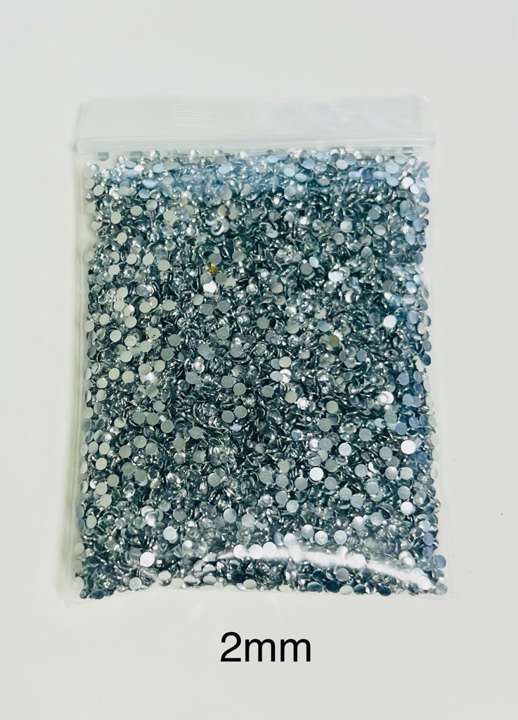 Crystal Diamond Rhinestones Flat Back Round Jewelry Crafting Gems Multipack
