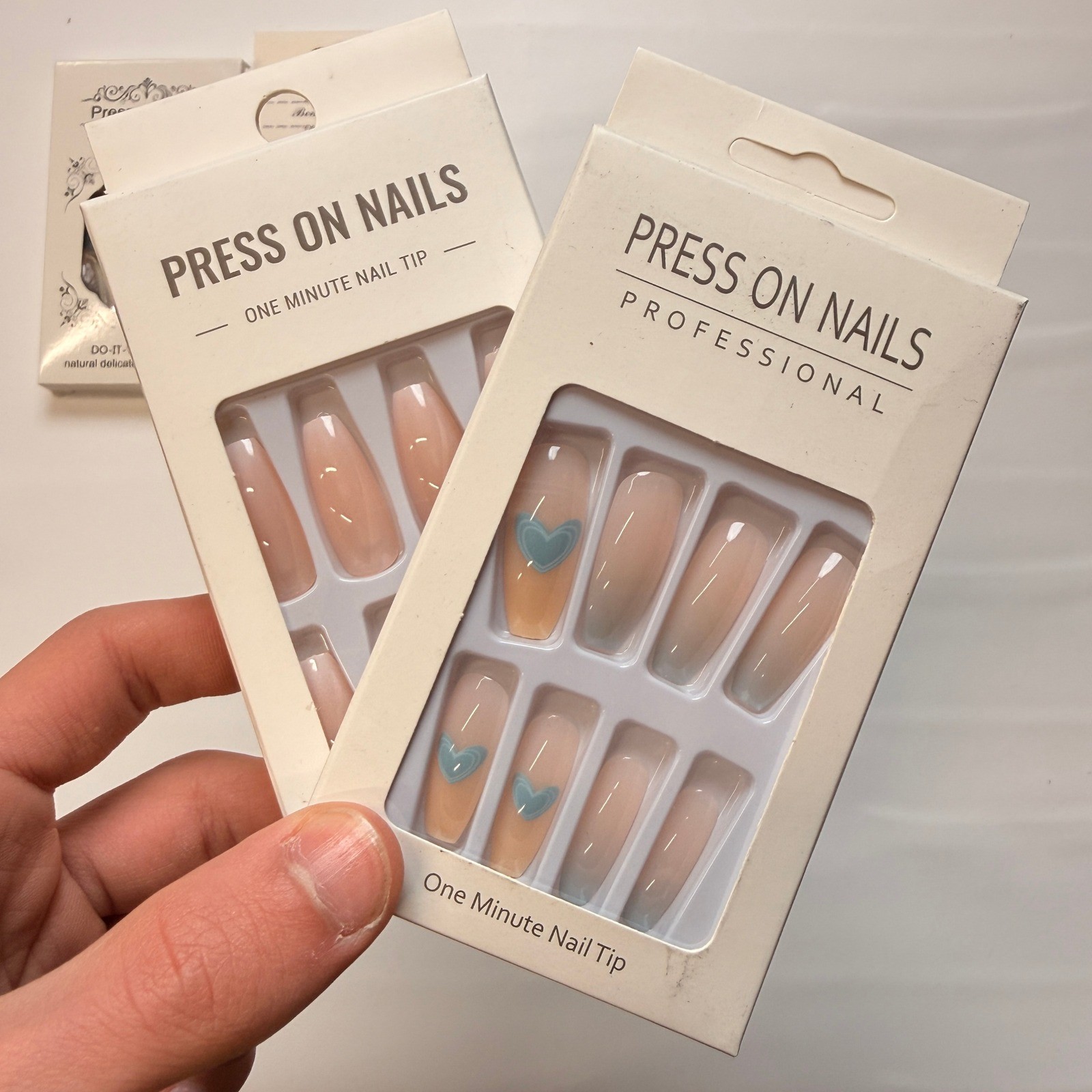 Lot of 10 Pack of 24 New False Press On Nails Assorted Designs and Colors №N9