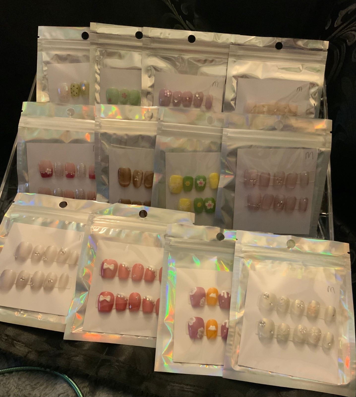 Resellers Designer Nail Bundle. Size Medium 24 count (N2)