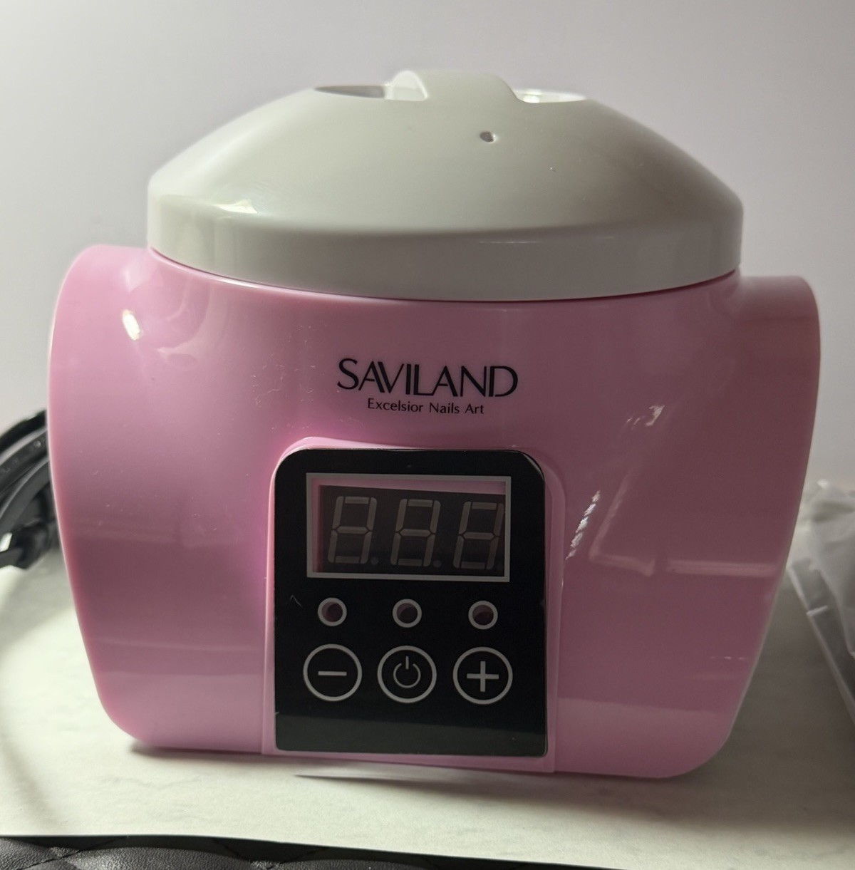 SAVILAND Nail Polish Remover Electric Steam Machine Pink