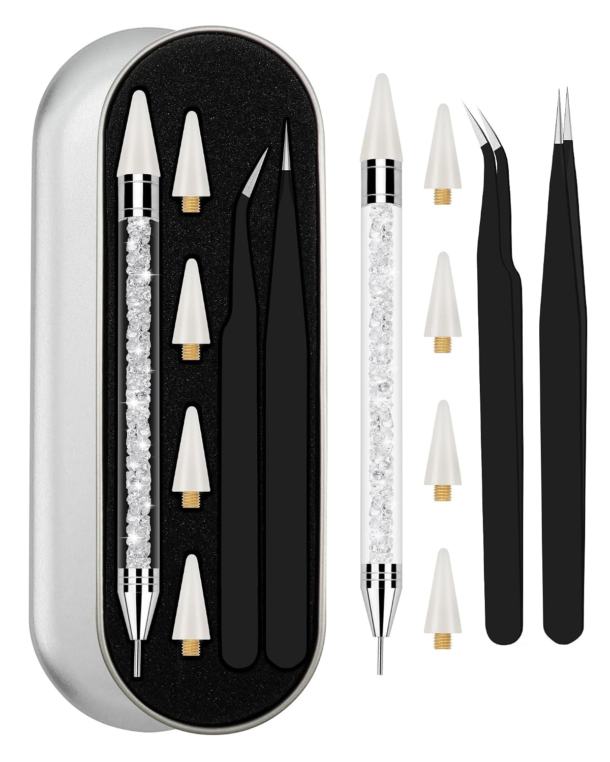 Rhinestone Picker Tool Set,Rhinestone Applicator Tool,Rhinestone Picker Dotting