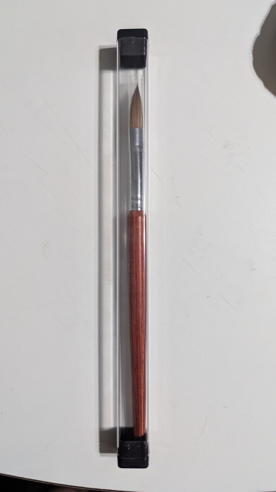 Red Wood Kolinsky Germany Acrylic Nail Brush Round size 14