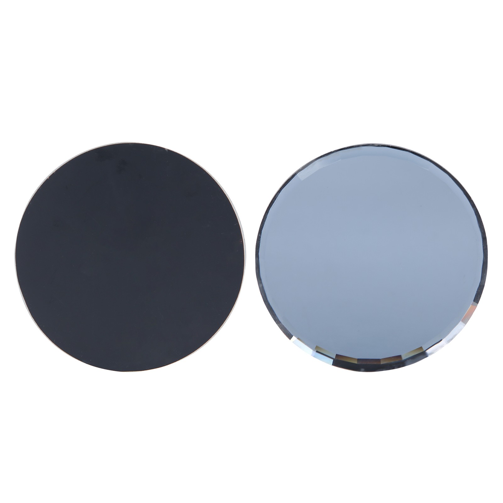 False Nail Mirror Glass Display Board Manicure Drawing Color Mixing Tool (Black)