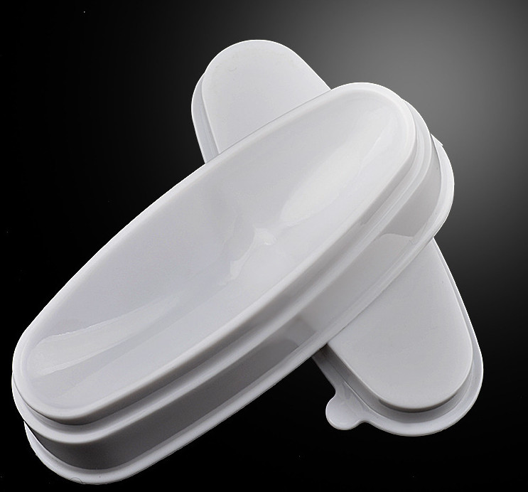 White French Acrylic Nail Box Nail Art Container Powder Storage Box DIY Nai