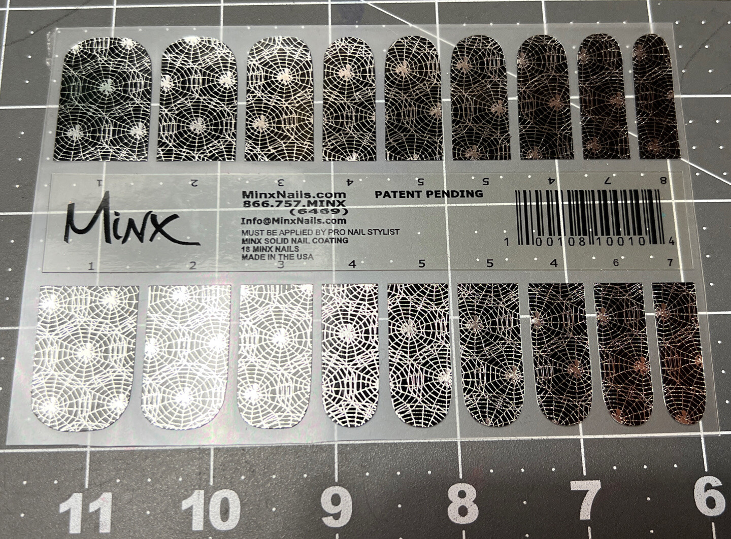 Minx Foil Nail Cover Nail Art Sticker Manicure Wraps