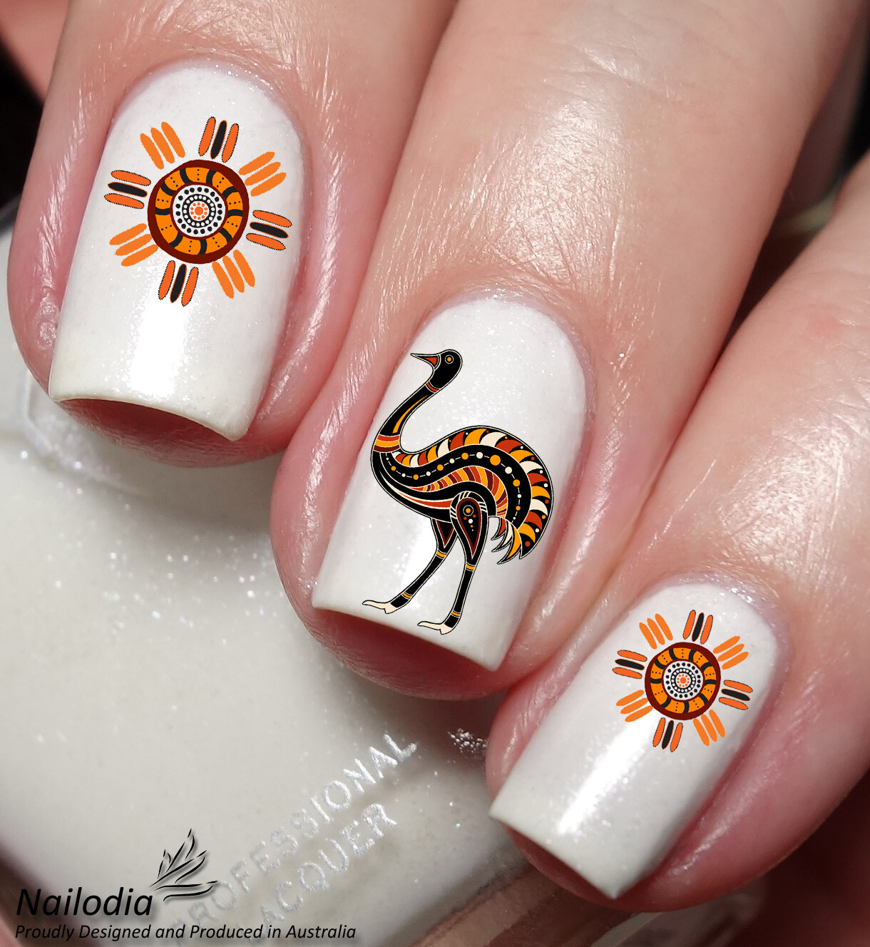 Australia Aboriginals Indigenous Painting Nail Art Decal Sticker