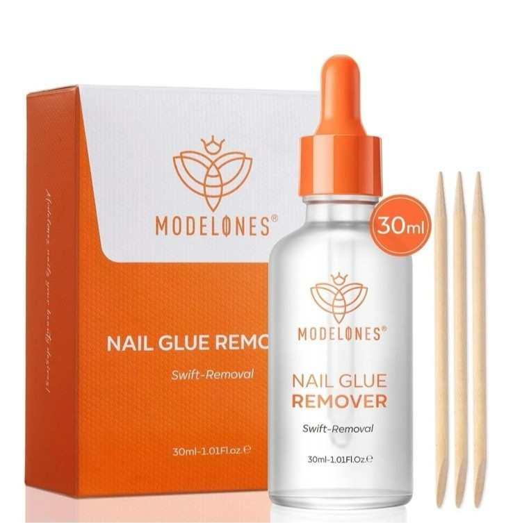 Quick 30ml Nail Glue Remover for Press-On Nails – Easy Two-Step Application