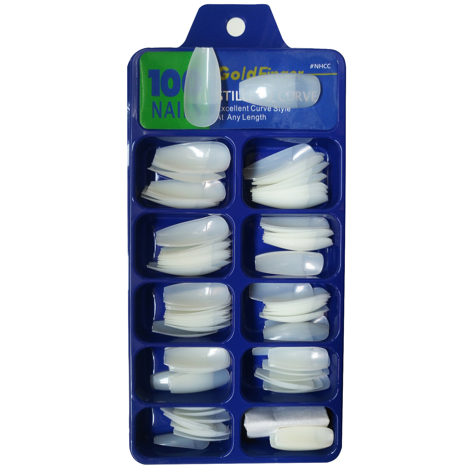 [DDP] Coffin Fake Nail Short Ballerina Press On False Nails Artificial Nail Tips
