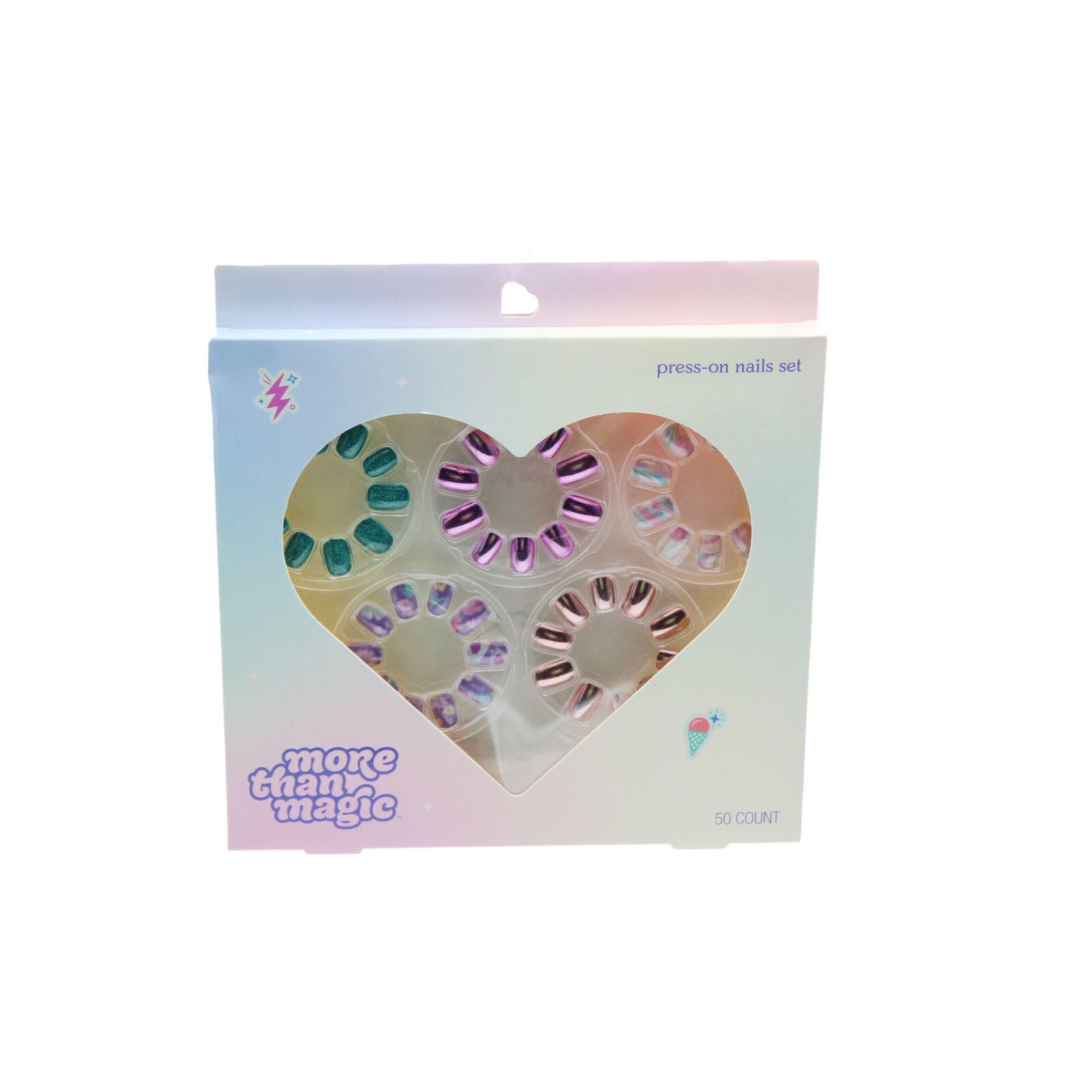 5 Pack False Nails More Than Magic Press On Nail 5pc