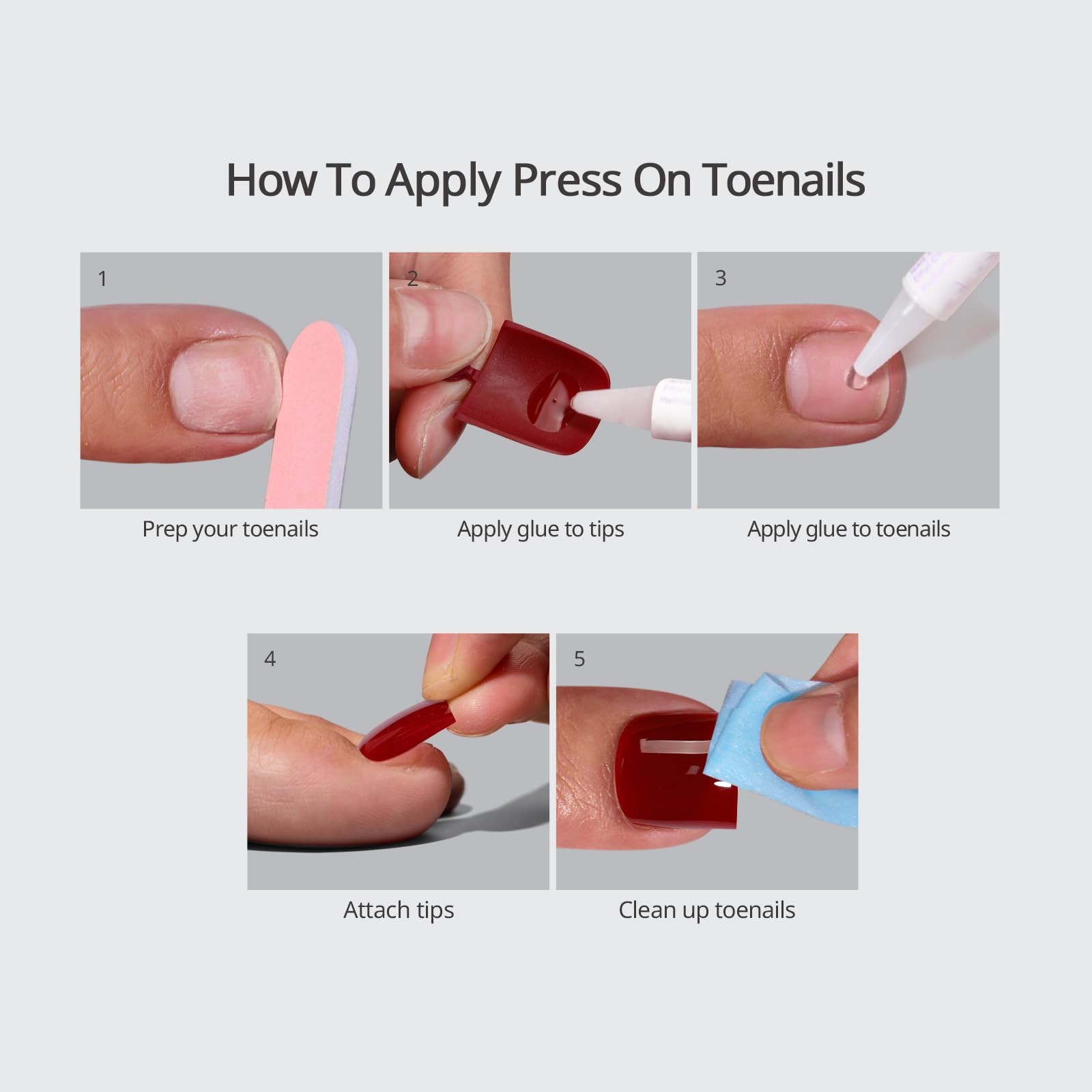 BTArtbox Press On Toenails Short – Isle Plumeria Pedi, Easy-to-Apply Flower F…