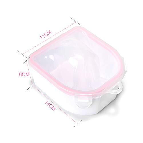 2 Pack Nail Soaking Bowl Polish Remover Tray Manicure Spa Tool