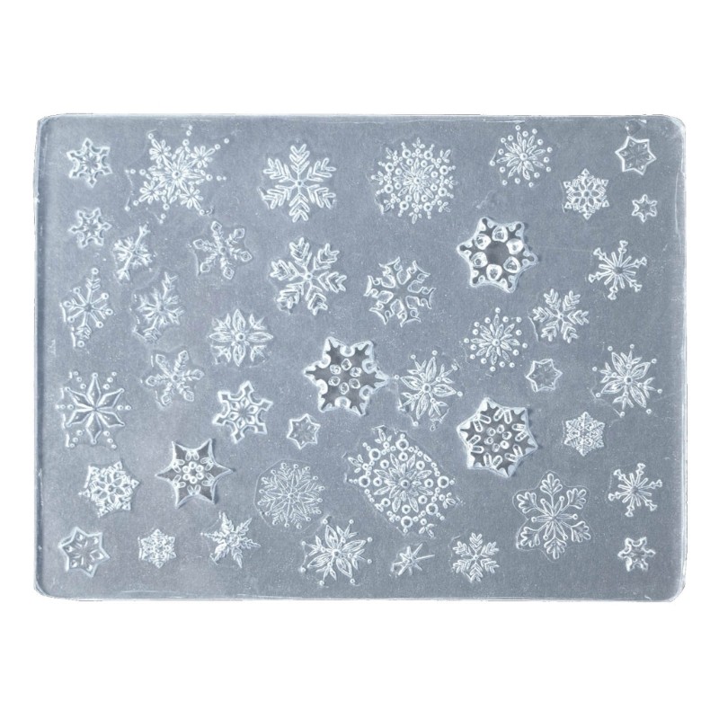 Nail Art Silicone Molds Embossing 3D Nail Mould Decorations for Manicurists