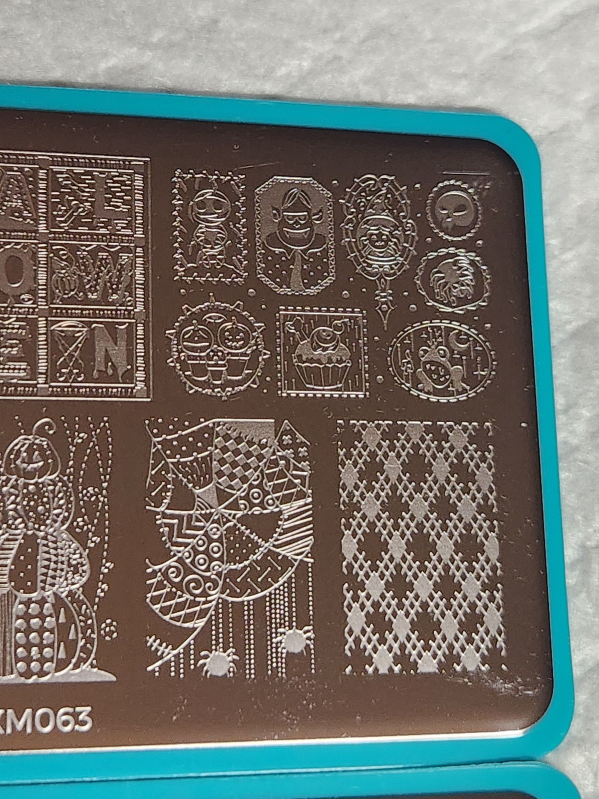 Maniology MXM063 & MXM064 Pins and Needles Nail Stamping Plates Halloween
