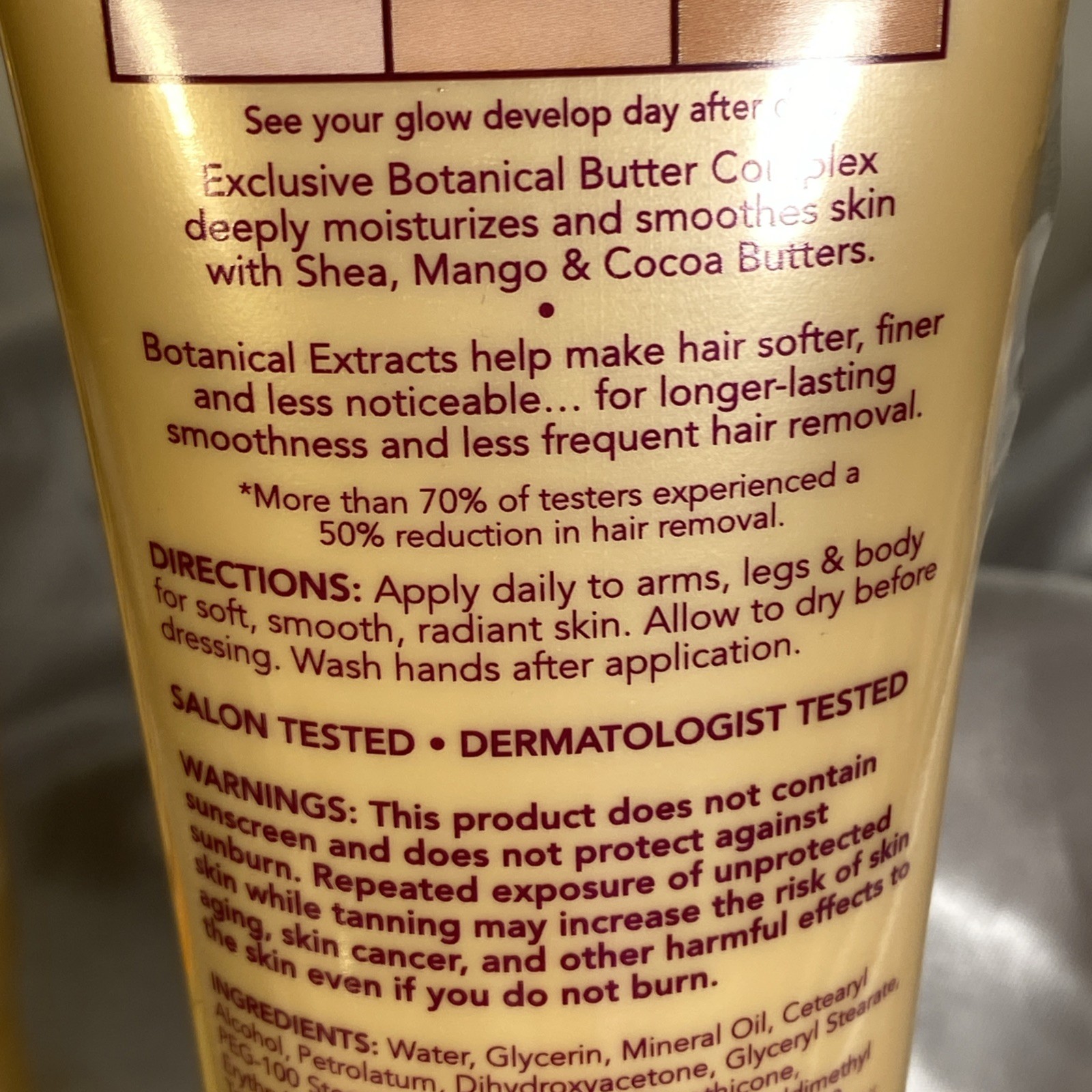 2X Sally Hansen Smooth Glow Stubble Reducing Daily Moisturizer Summer GLOW Rare
