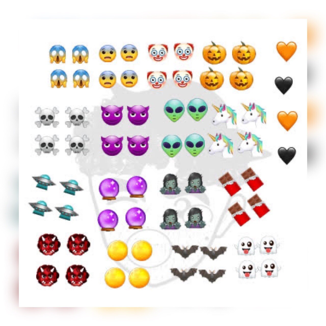 Nail Art Stickers Water Decals Transfers- Android Emoji
