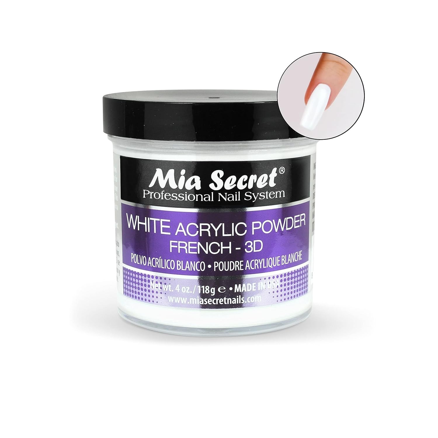 Mia Secret Professional Acrylic Nail Powder 4 oz