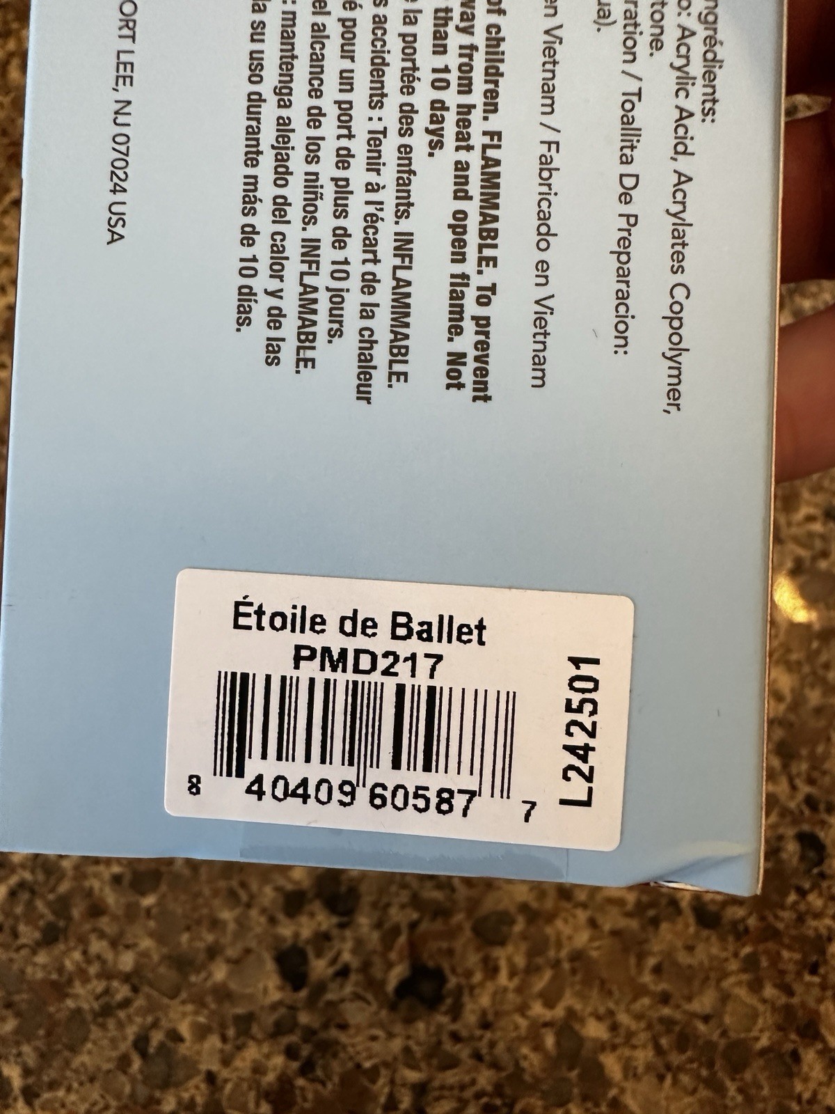 New Kleo Kolor Press-On Gel Nails – Etiole de Ballet – Long Almond French