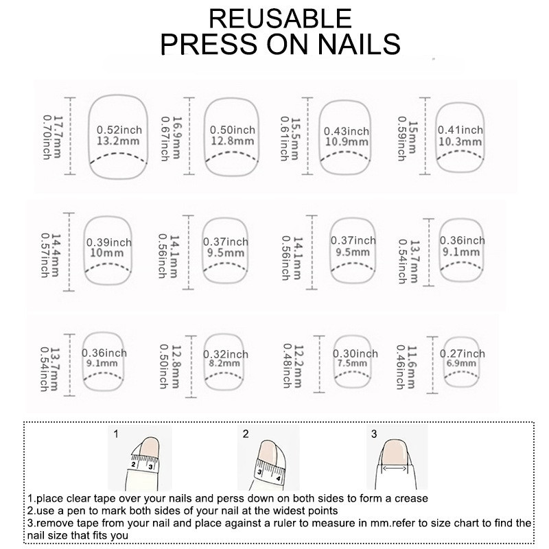 60Pcs Pink Gold Ombre Press on Nails, Short Square Glitter Accent False Nails