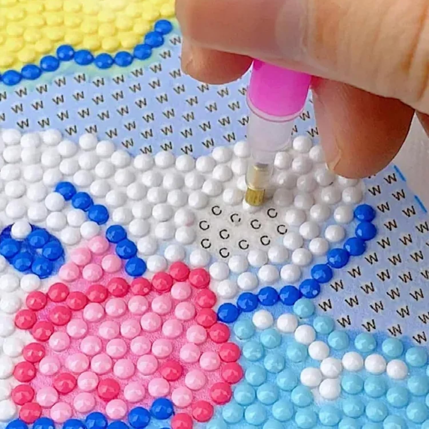 5D DIY Diamond Painting Accessory Kit 18pcs Pictures Kit Nail Painting Craft Art
