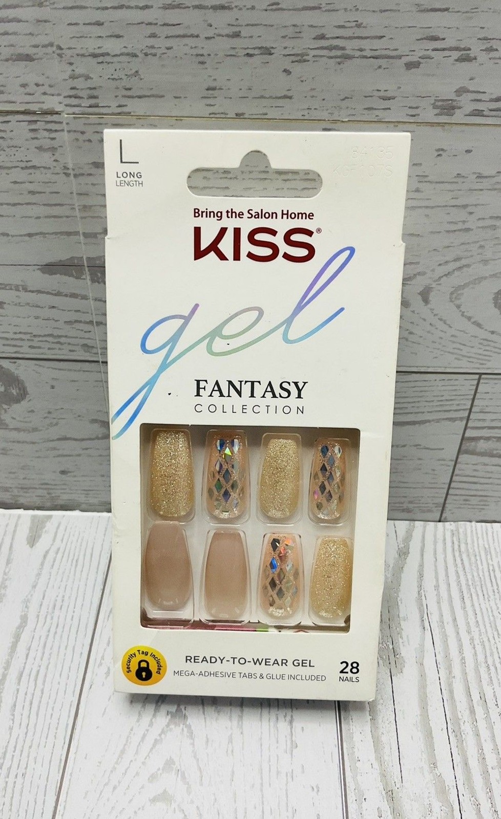KISS Gel Fantasy Collection Ready-To-Wear Gel Long Nails KGF107S New