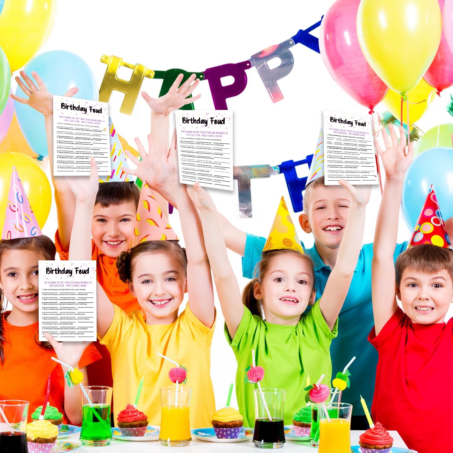 Adult Birthday Party Game, Feud Game Cards, Birthday…