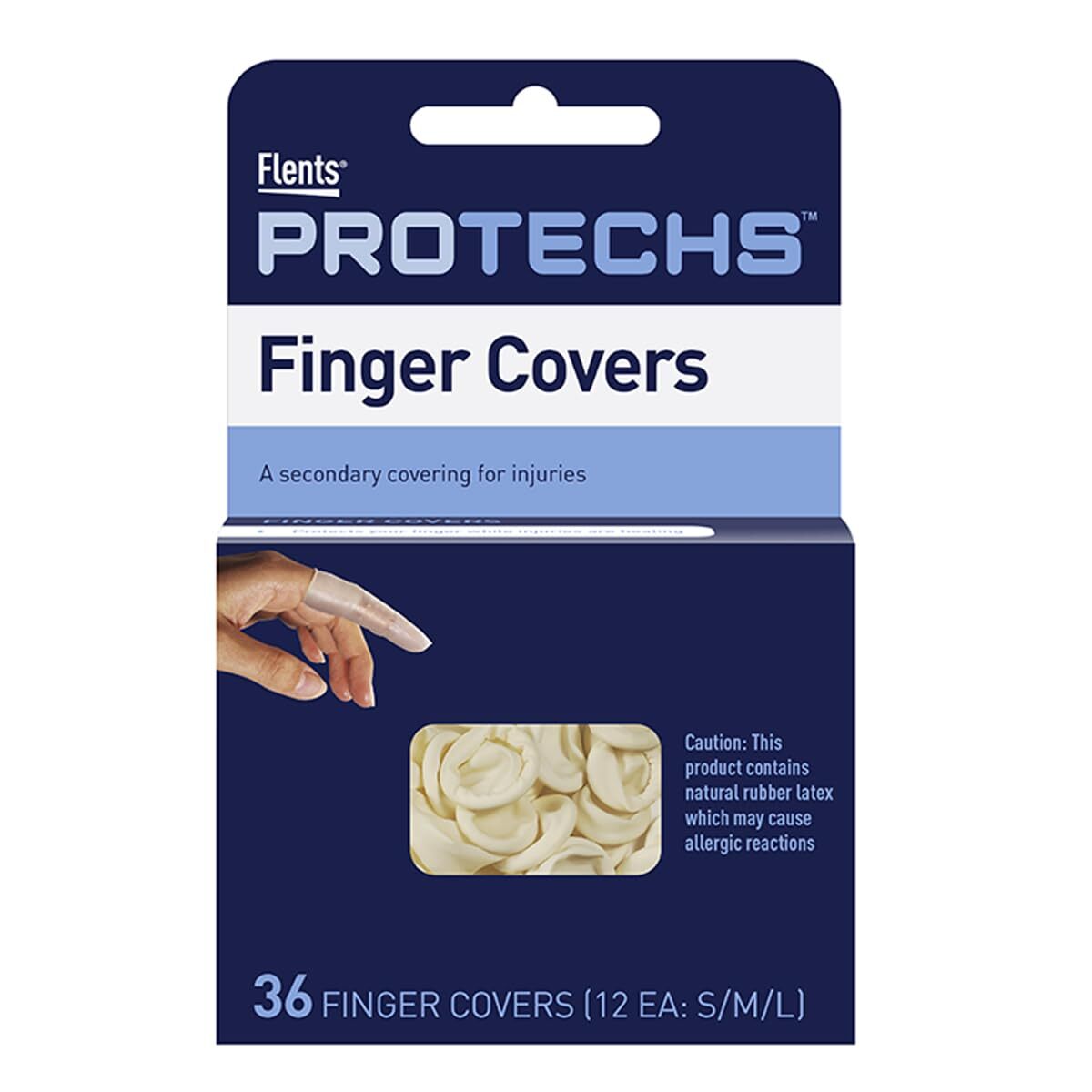 First Aid Finger Cots Protects Finger During Healing 36 Count