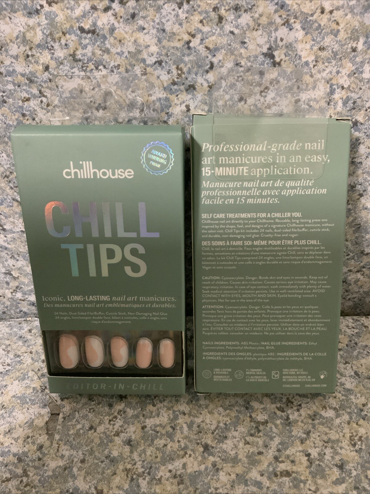 💕 Chillhouse Chill Tips Nail Art manicures press on EDITOR-in-Chill🆕SET 2