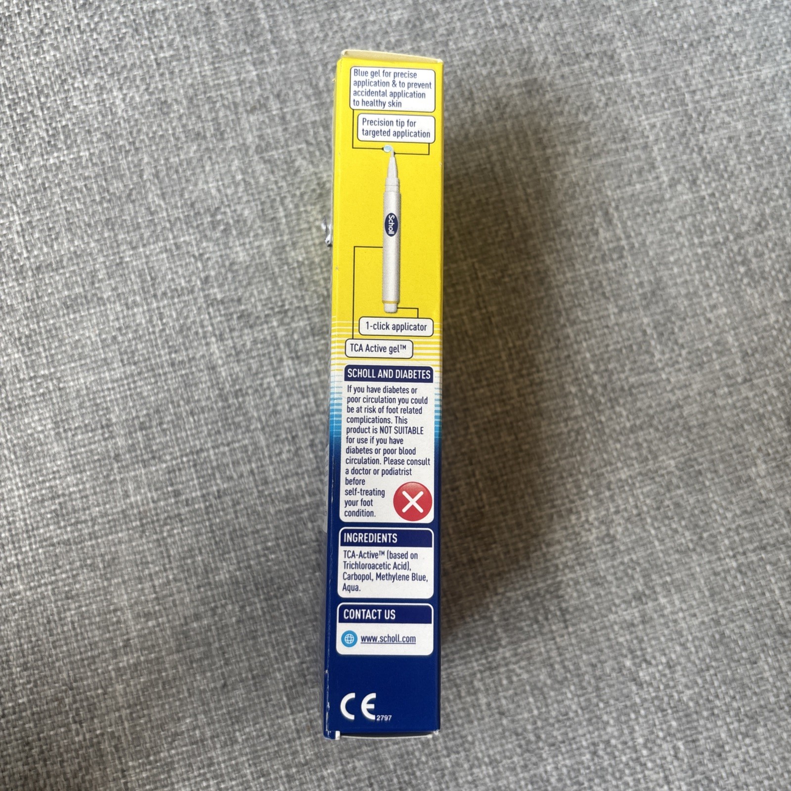 SCHOLL Verruca & Wart Treatment Pen 2g | Easy One Click Precision Applicator