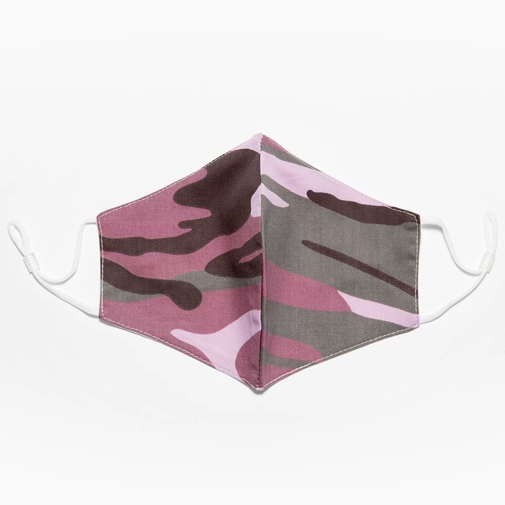 Face Mask 100% Cotton Camouflage Pink 413378