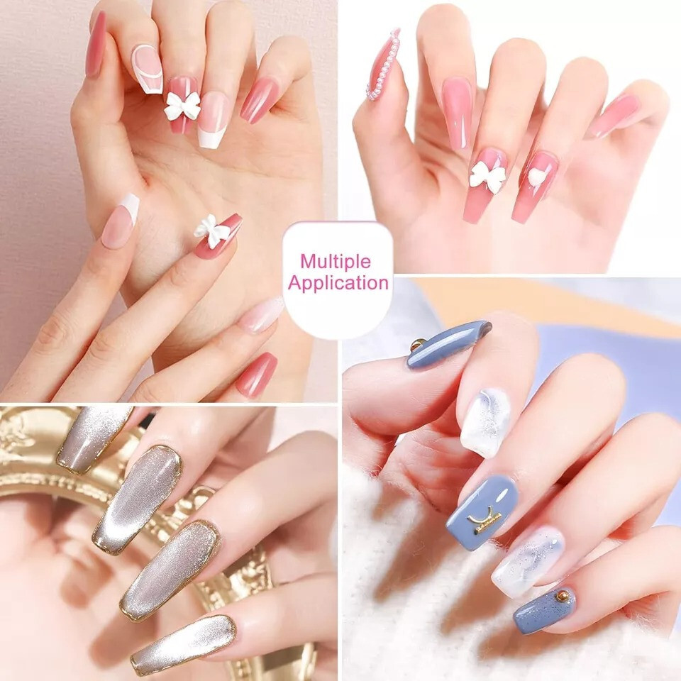 240PCS Adhesive Tabs Double-Sided Stickers for False Fake Nail Tip Glue Tape